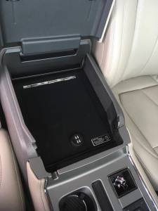 Lock'er Down® - EXxtreme Console Safe® 2015-2020 Ford F150,  2017- 2023 Ford Super Duty, 2018-2022 Ford Expedition with Full Floor Console Model LD 2045EX
