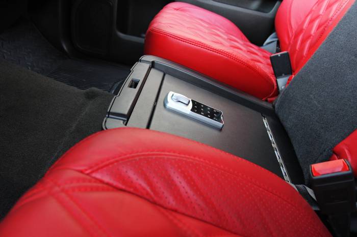 Lock'er Down® - Under Seat Console Safe 2014-2019 Chevrolet Silverado & GMC Sierra 1500 Also  2015 -2020 2500 & 3500 Series Model LD2041