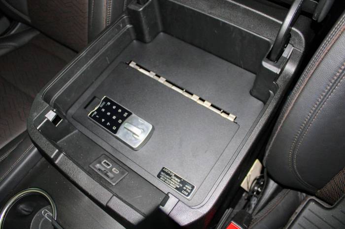 Lock'er Down® - Console Safe 2021 - 2022 Chevrolet Suburban, Tahoe & GMC Yukon. Does NOT fit with electronic sliding console. Model LD2032