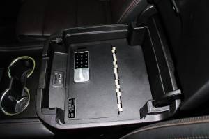 EXxtreme Console Safe 2021-2022 Chevrolet Suburban, Tahoe & GMC Yukon. Does NOT fit with electronic sliding console.  Model LD2032EX