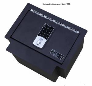 Secure Storage - Console Safe - Lock'er Down® -  Console Safe 2017 to 2018 Chevrolet Silverado & GMC Sierra W/ eAssist Model LD2039  !! ONLY FITS THE SHALLOW CONSOLE !!