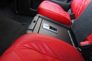 Secure Storage - Console Safe - Lock'er Down® - Under Seat Console Safe 2014-2019 Chevrolet Silverado & GMC Sierra 1500 Also  2015 -2020 2500 & 3500 Series Model LD2041