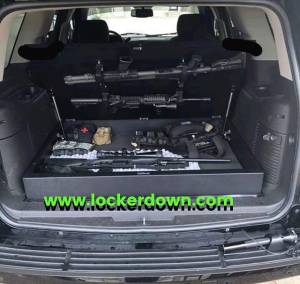 Shop by Vehicle - Cadillac - Lock'er Down® - SUVault® Model 2000 to 2014 LD3002D Escalade, Suburban, Tahoe, Yukon & Yukon XL **