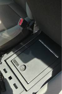 Lock'er Down® - Lock'er Down EXxtreme Console Safe™ 2015 - 2022 Ford F150 2017 - 2022 Ford Super Duty with Split Bench Seat Model LD2055EX - Image 1